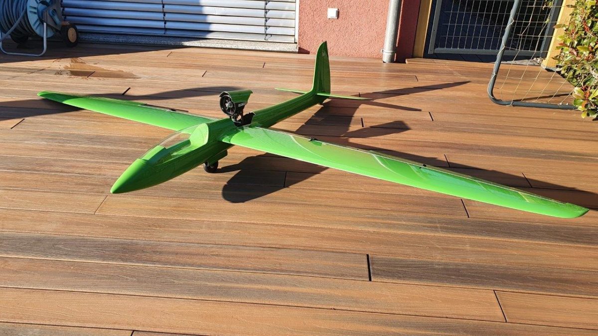 Stingray 3,1m Composite RC Gliders mit eingebautem 90mm +Jet