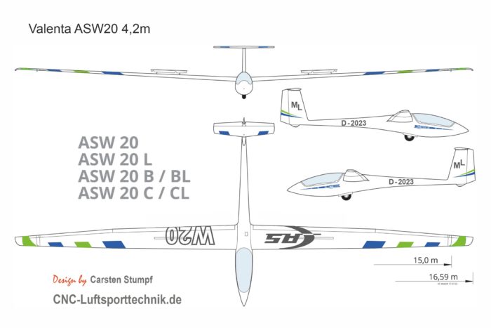 Dekor ASW20 Race Design