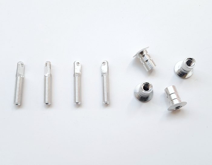 Augenscharauben 4mm Aluminium