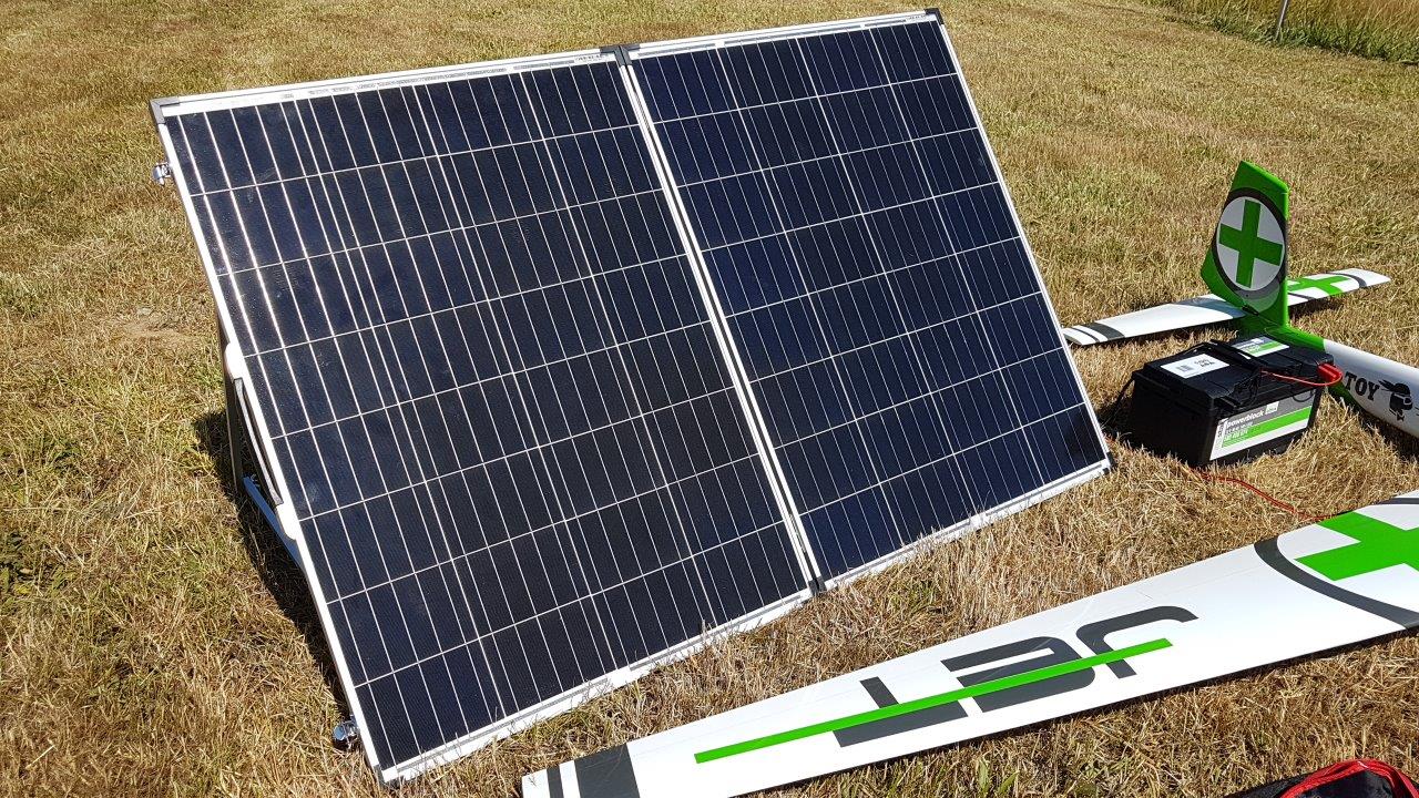 Faltbares Solarpanel – zum autarken Laden Deiner Akkus – Sonderpreis  Vorführmodul!!!